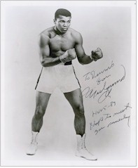 Original vintage Boxing memorabilia Collectibles Muhammad Ali