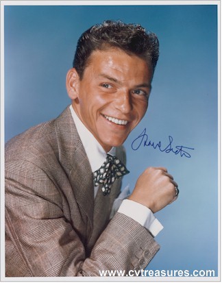 Frank Sinatra Authentic Autograph Photo Memorabilia Collectibles For Sale Classic Vintage Original 