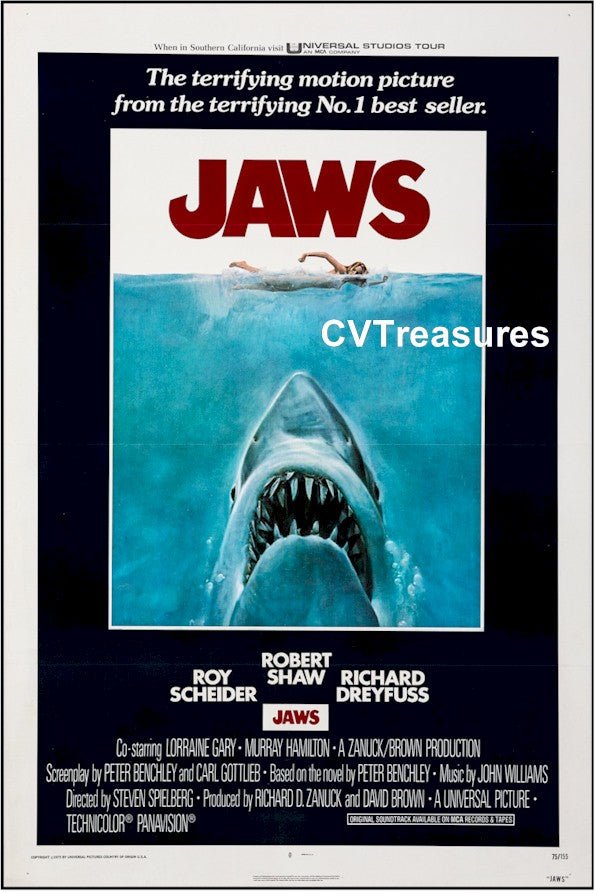 Jaws Vintage Movie Posters Collection - CVTreasures