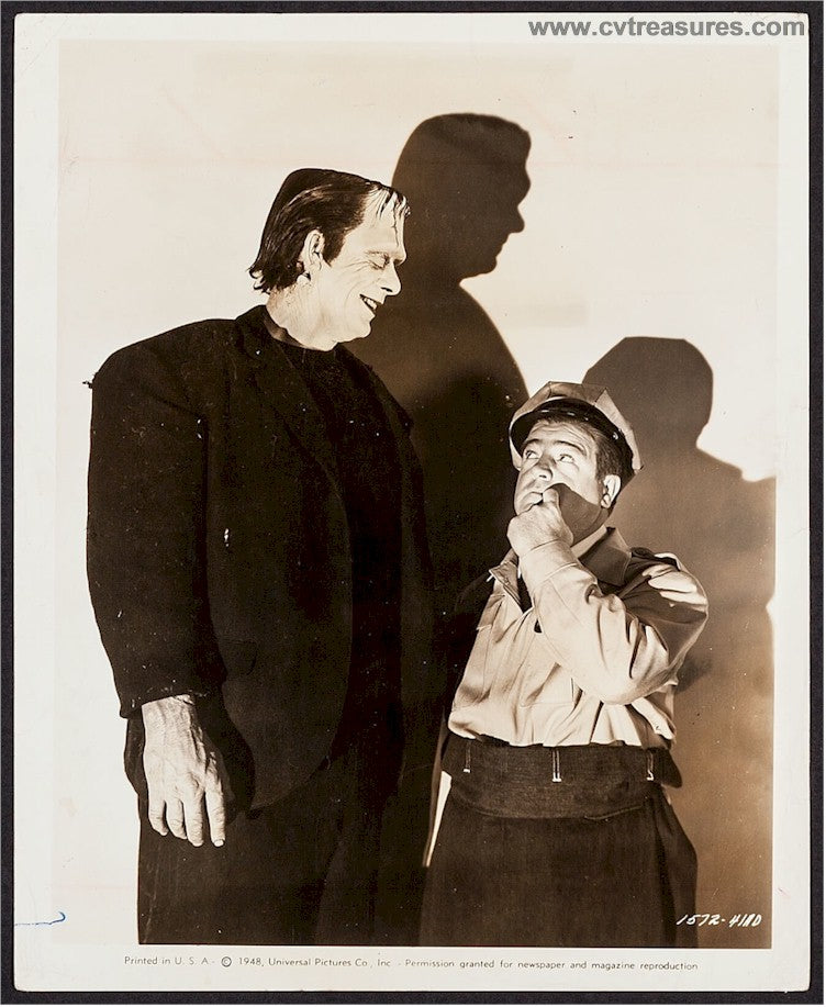 Costello Meet Frankenstein 1948 Original Horror Film Vintage Photograph