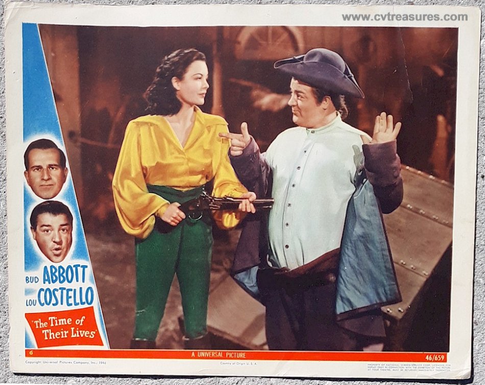 Abbott Costello The Time of Their Lives Movie Poster lobby card