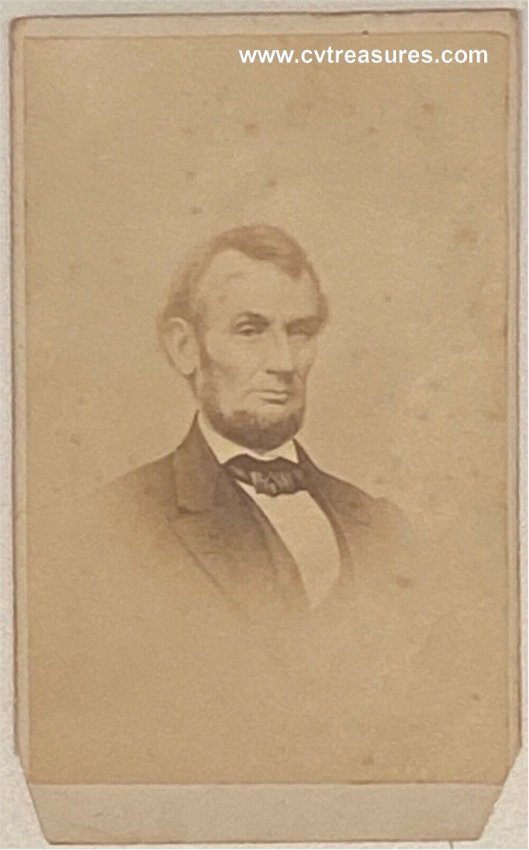 Abraham LIncoln CDV Photograph 1865