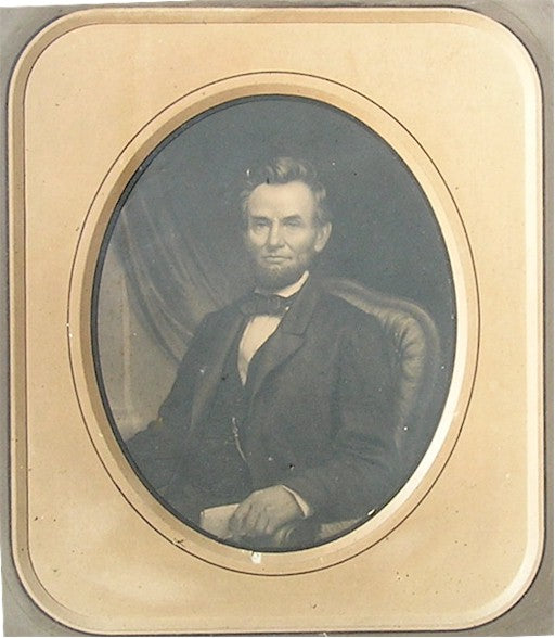 Abraham Lincoln Engraving Beautifully Mat Framed 1860s