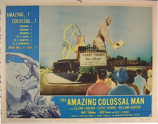 Amazing Colossal Man Sci Fi Movie Poster Classic Lobby Card