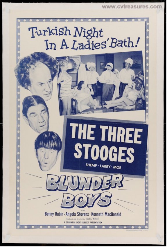 BLUNDER BOYS Vintage Movie Poster One Sheet Three Stooges