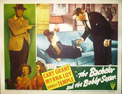 Bachelor and the Bobby Soxer, Cary Grant, 1947, Lobby Card