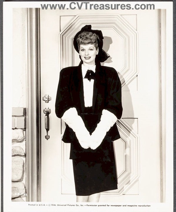 Lucille Ball Early Vintage Universal Studio Photo, 1946 3