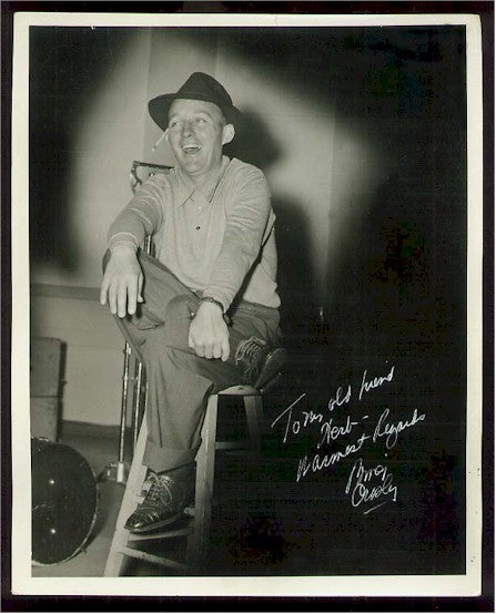 Bing Crosby autographed 8x10 signed vintage photo