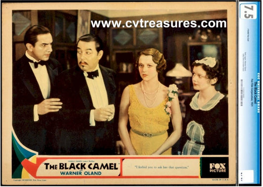 Black Camel Charlie Chan Vintage Lobby Card Oland Warner Lugosi