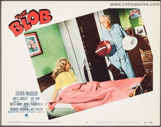 Blob Original Vintage Movie Poster Lobby Card Steve Mcqueen 5