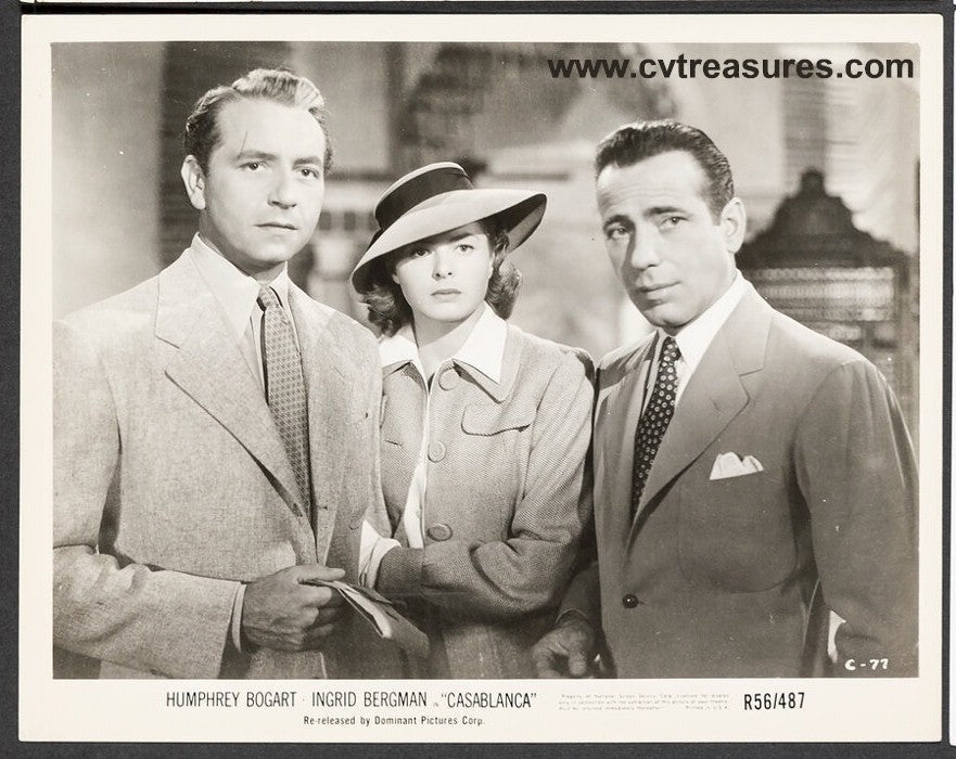 Casablanca RARE Original Vintage GROUP Photo Bogart 10