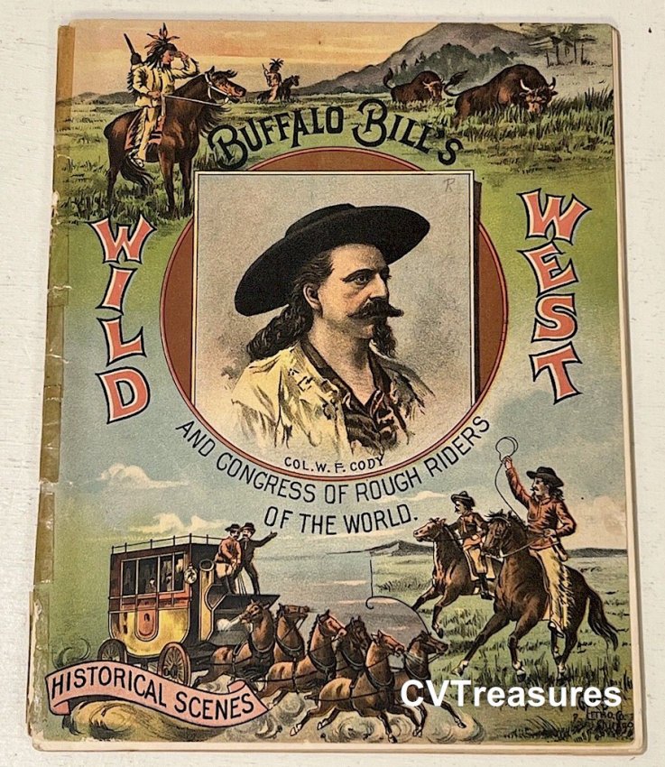 Buffalo Bill Cody Antique Official Wild West Show Program 1893 C