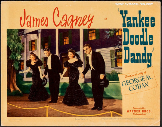 Yankee Doodle Dandy Original Authentic Vintage Movie Poster lobby card James Cagney 1942 2