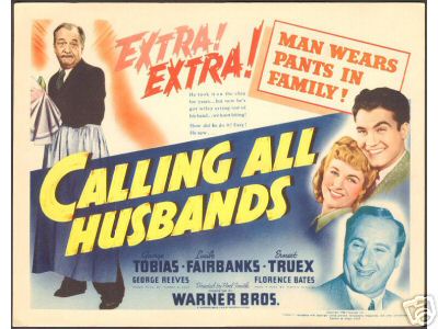 Calling All Husbands George Reeves Title and lobby cards, 1940