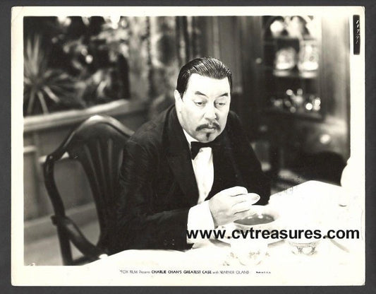 Charlie Chan - Warner Oland Original Vintage Photo 1933