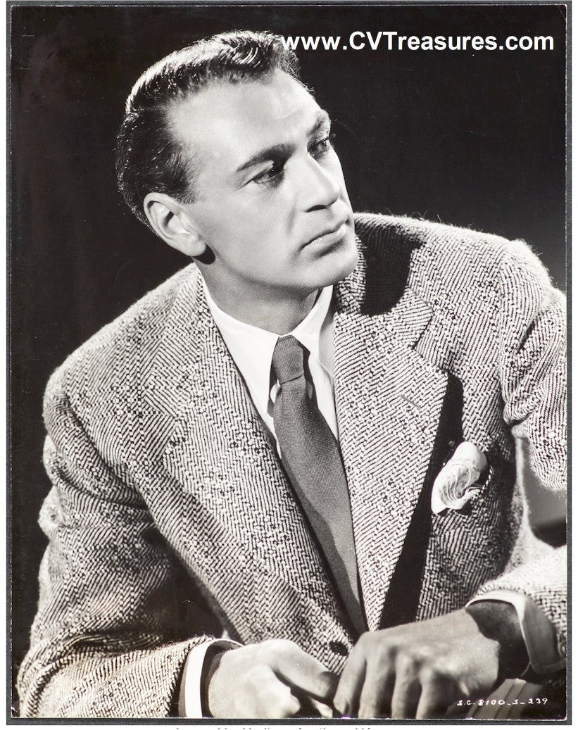 Pride of the Yankee Original Vintage George Hurrell Photo Cooper