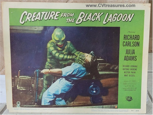 Creature From the Black Lagoon Sci Fi Horror Movie Poster choice lobby card