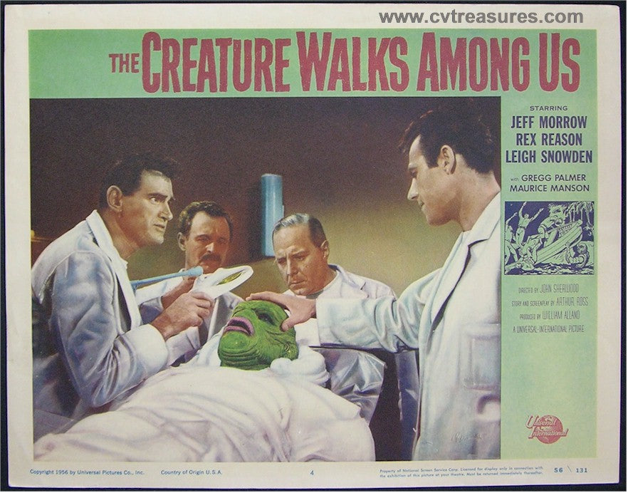 Creature That Walks AMong Us vintage lobby card 1956