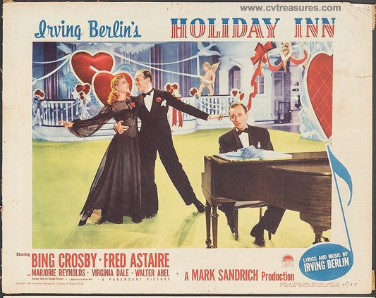 Holiday Inn Original Authentic Vintage Lobby Card Movie Theater Poster Crosby Astaire  1