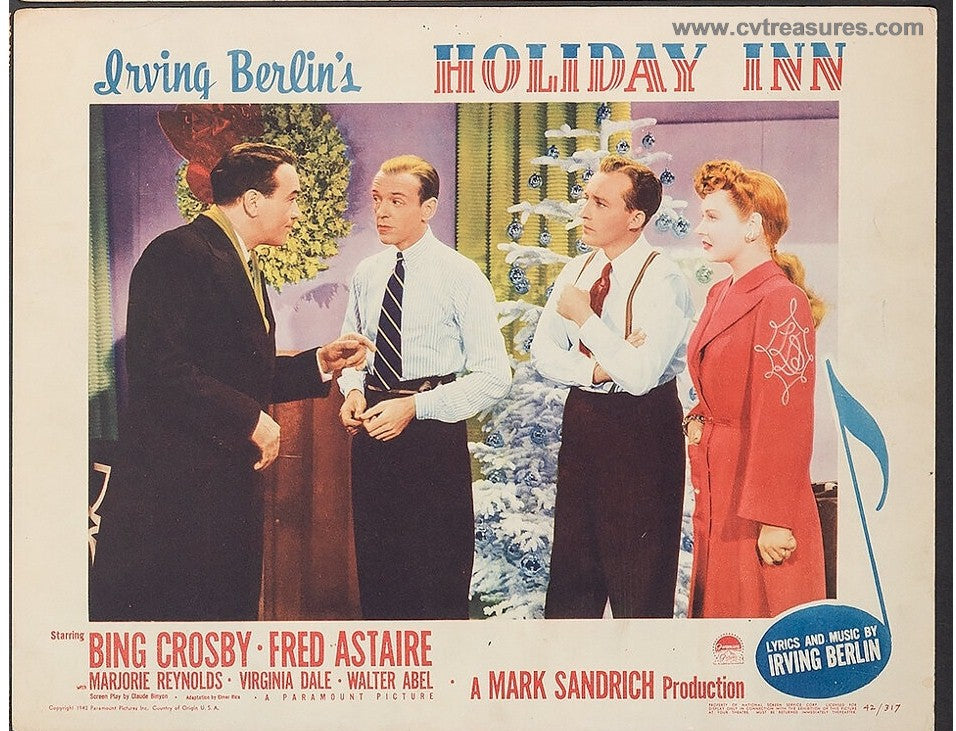 Holiday Inn Original Authentic Vintage Lobby Card Movie Theater Poster Crosby Astaire 4