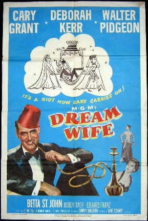 Dream Wife, Cary Grant, 1953, One Sheet