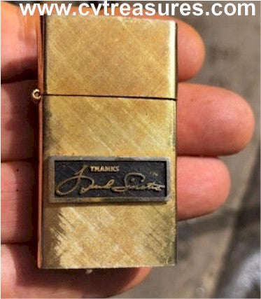 Frank Sinatra Personal Owned Memorabilia Gold Cigarette Lighter2