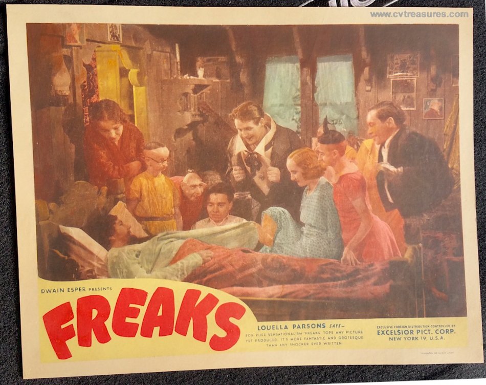 Freaks Original Vintage Lobby Card movie poster pinheads