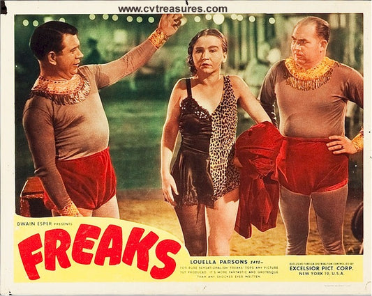 Freaks Vintage Lobby Card RARE 1949 Half Woman