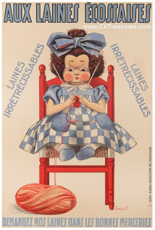 French Vintage Advertising Poster 1928