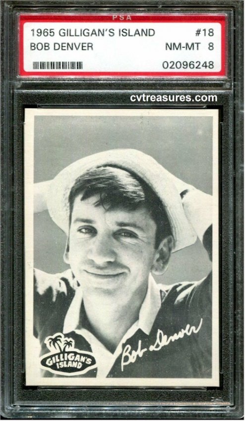 Gilligan's Island PSA 8 High Grade Portrait Card #8 1965