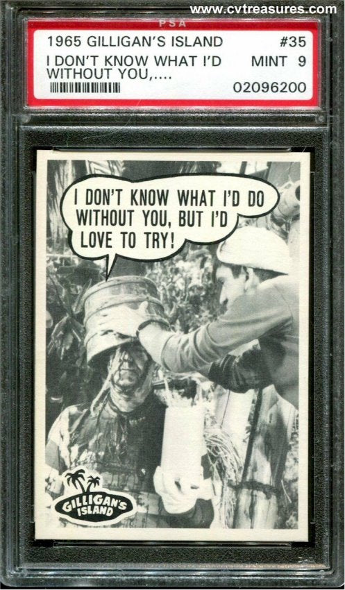 Gilligan's Island PSA 9 High Grade Card #35 1965