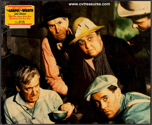 Grapes of Wrath Original Authentic Vintage Movie Poster Jumbo Lobby Card Fonda