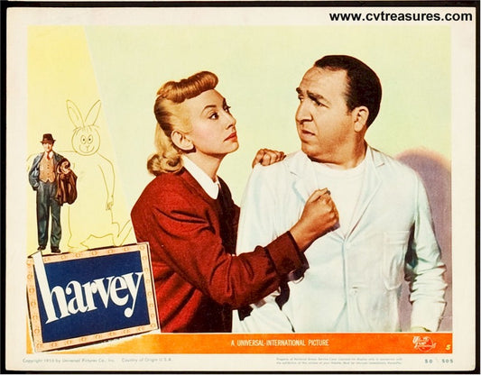 Harvey James Stewart Vintage Lobby Card Movie Poster sister 1950