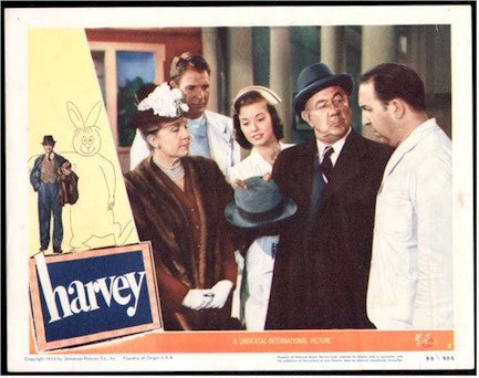 Harvey, 1950 James Stewart Original lobby card