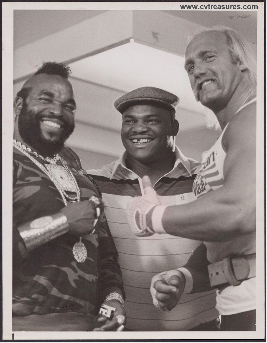 The A-Team Vintage Photo Hulk Hogan Mr T Fridge Perry