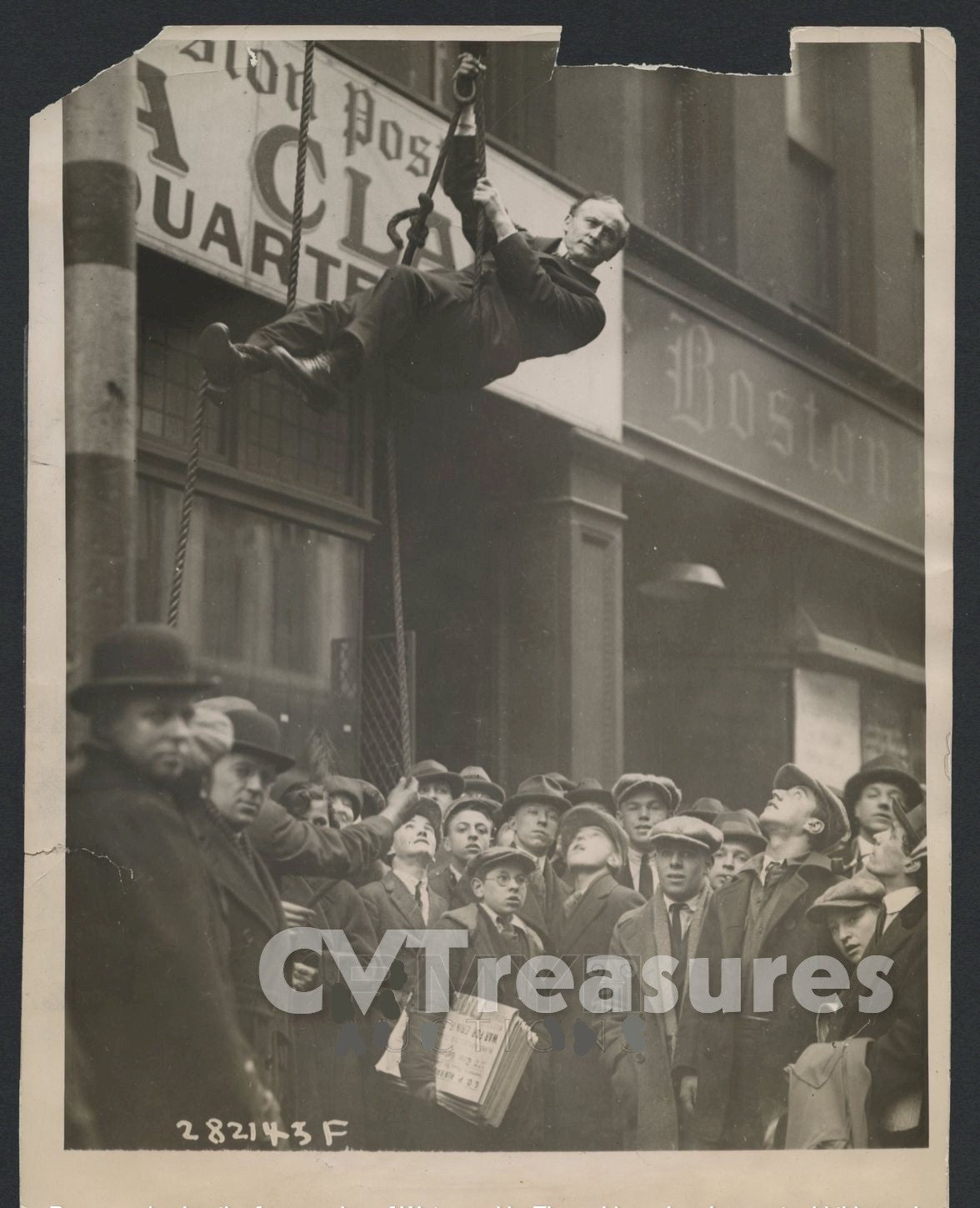 Harry Houdini Rare Stunning Authentic Vintage Historical Photography Boston 1921 TYPE 1 Photo