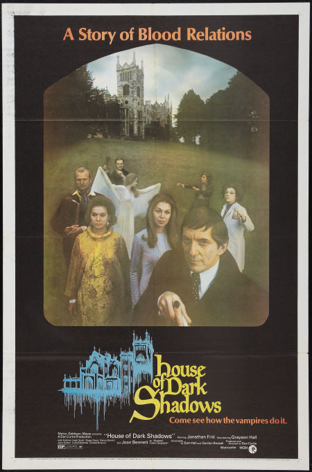 House of Dark Shadows, 1970 Thriller Classic Style A One Sheet