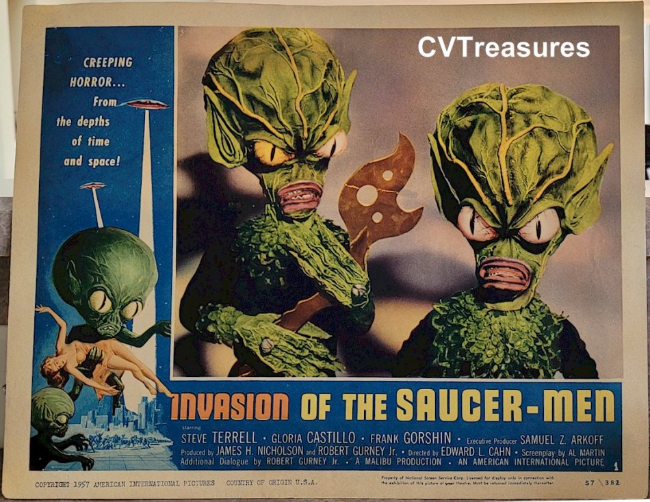 Invasion of the Saucer-Men Vintage Lobby Card Movie Poster 2