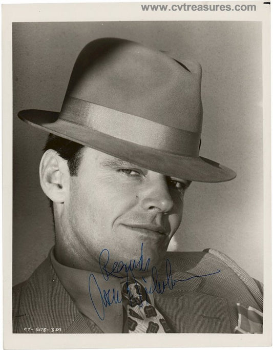 Jack Nicholson Authentic Autographed Signed Photo Beckett Chinatown Vintage