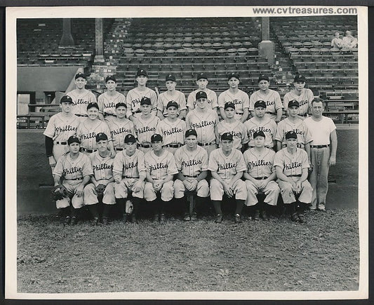 Jimmie Foxx Vintage Baseball Team Photo - Philadelphia Phillies