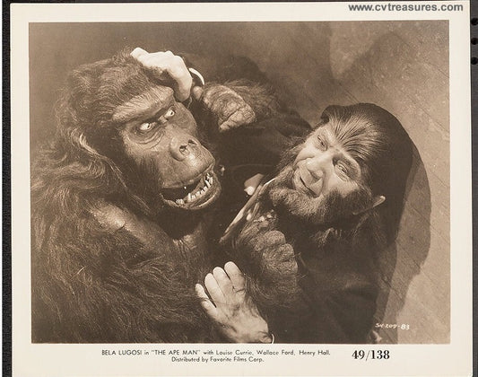 Ape Man Original Vintage Horror Movie Photo Bela Lugosi Guaranteed Authentic