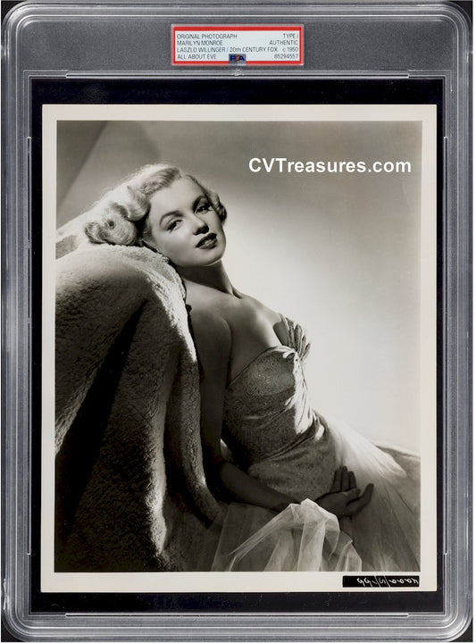 Marilyn Monroe Stunning Authentic Original Vintage Type 1 Historic Photograph PSA Guaranteed Authentic 