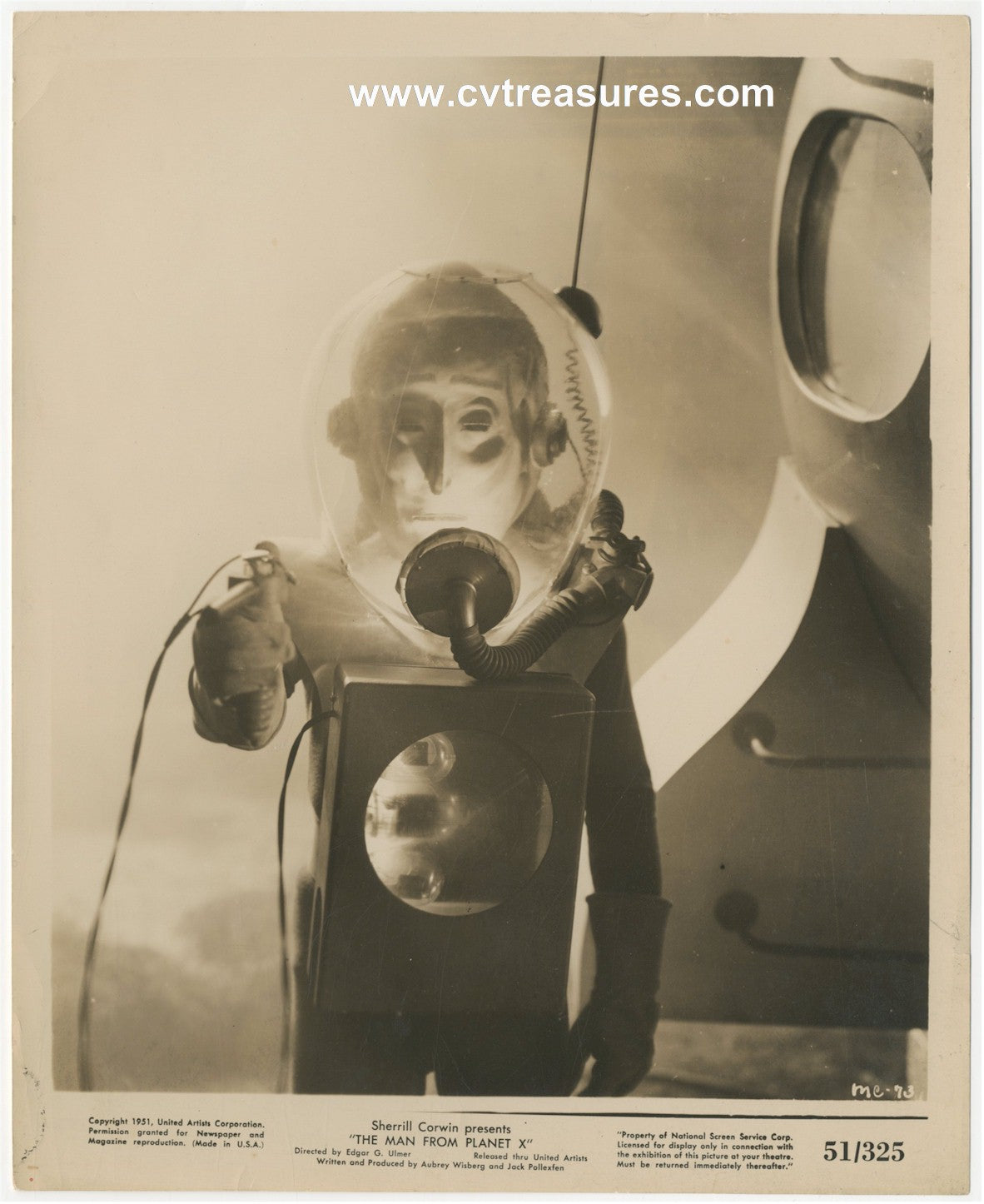 Man from Planet X Original Vintage Sci Fi Studio Photo 1951