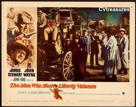 Man Who Shot Liberty Valance  Vintage Lobby Card Movie Poster 8