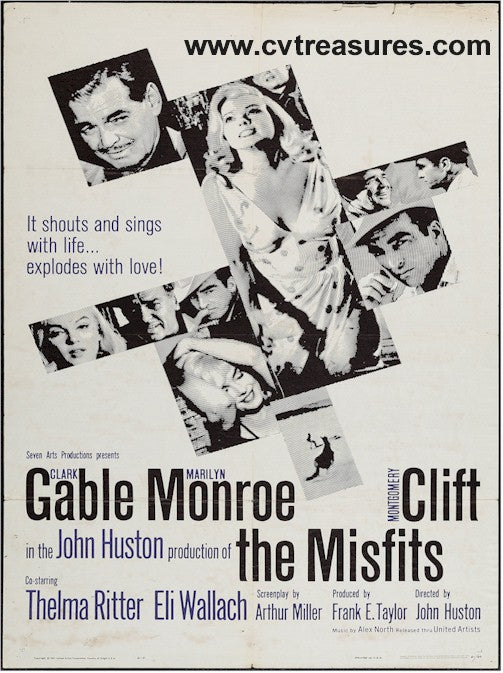 Misfits - Monroe/Gable, movie poster one sheet, 1061