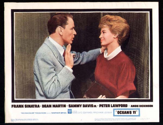 Oceans 11 Frank SInatra Dickenson Lobby Card