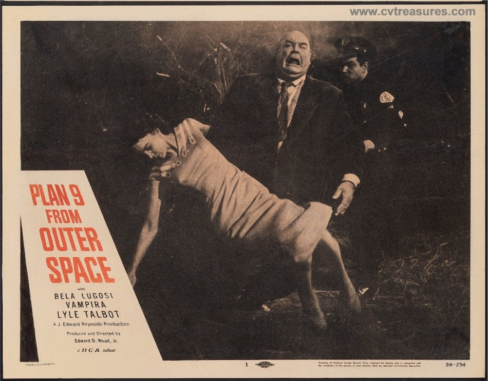 Plan 9 from Outer Space Lobby Card Ed Woods Bela Lugosi