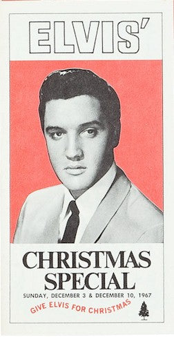 Elvis Presley Christmas Special Promotional Program Booklet '67