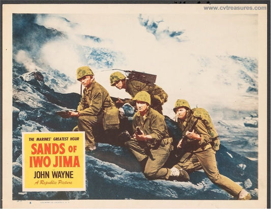 Sands of Iwo Jima Vintage Lobby Card Movie Poster John Wayne 3