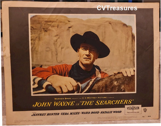 Searchers John Wayne Original vintage lobby card movie poster A